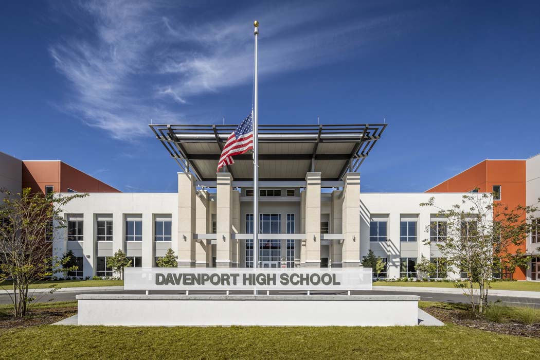 Davenport High School Exterior